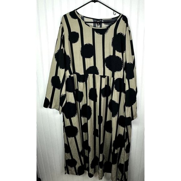 Emery Rose Dress Black and Cream Size 5XL‎ - Picture 1 of 4